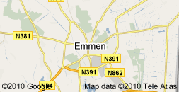 Kaart van Emmen Drenthe